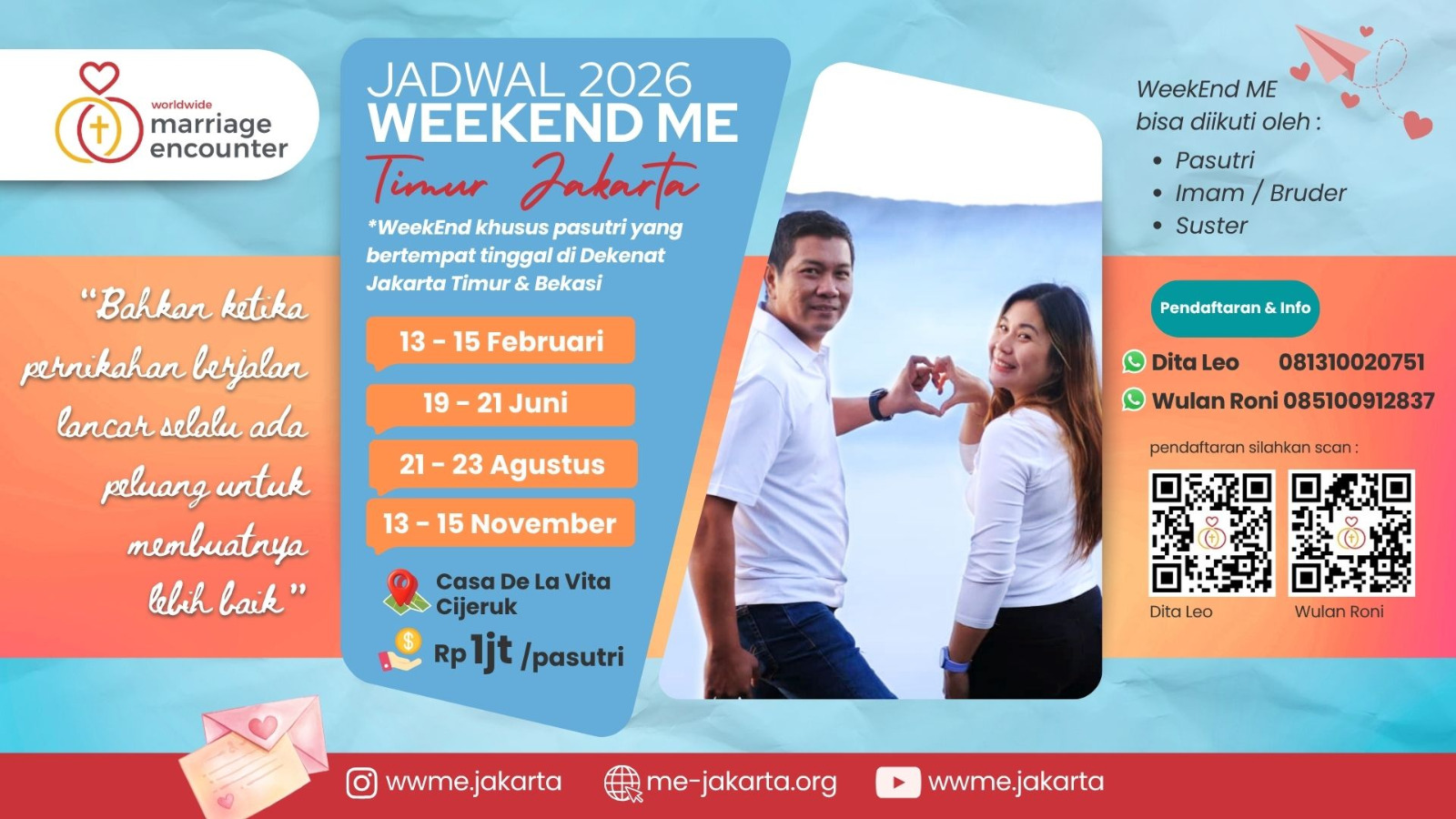 WEEKEND ME TIMUR 2026