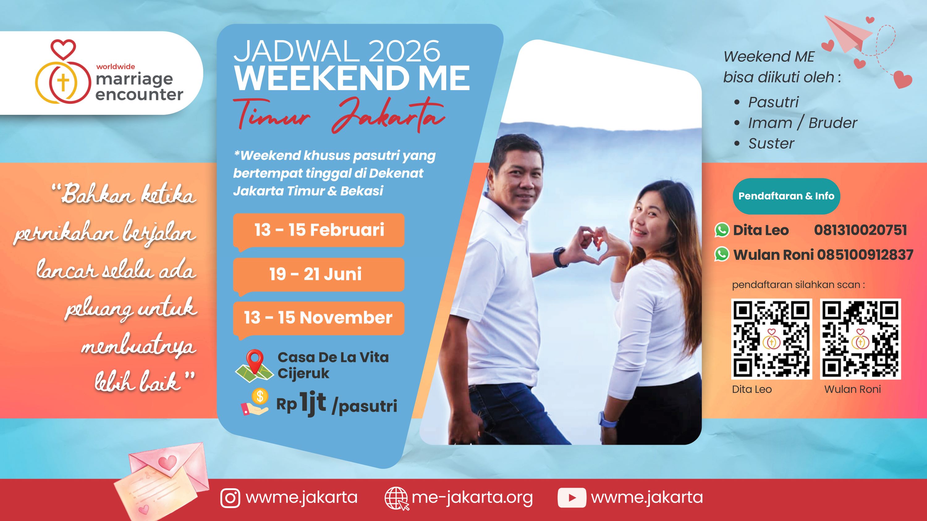 WEEKEND ME TIMUR 2026